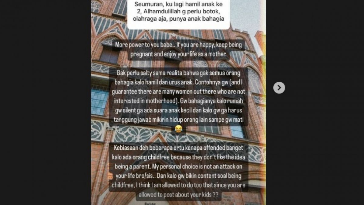 Unggahan Instagram  @gitasav