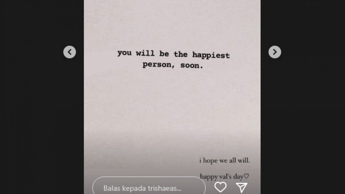 Unggahan Instagram anak Ferdy Sambo dan Putri Chandrawathi, Trisha Eungelica Ardyadana Sambo [[@trishaeas,]]