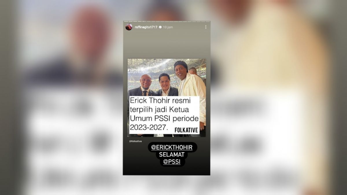 Unggahan Raffi ahmad [[Instagram @Raffinagita1717 ]]