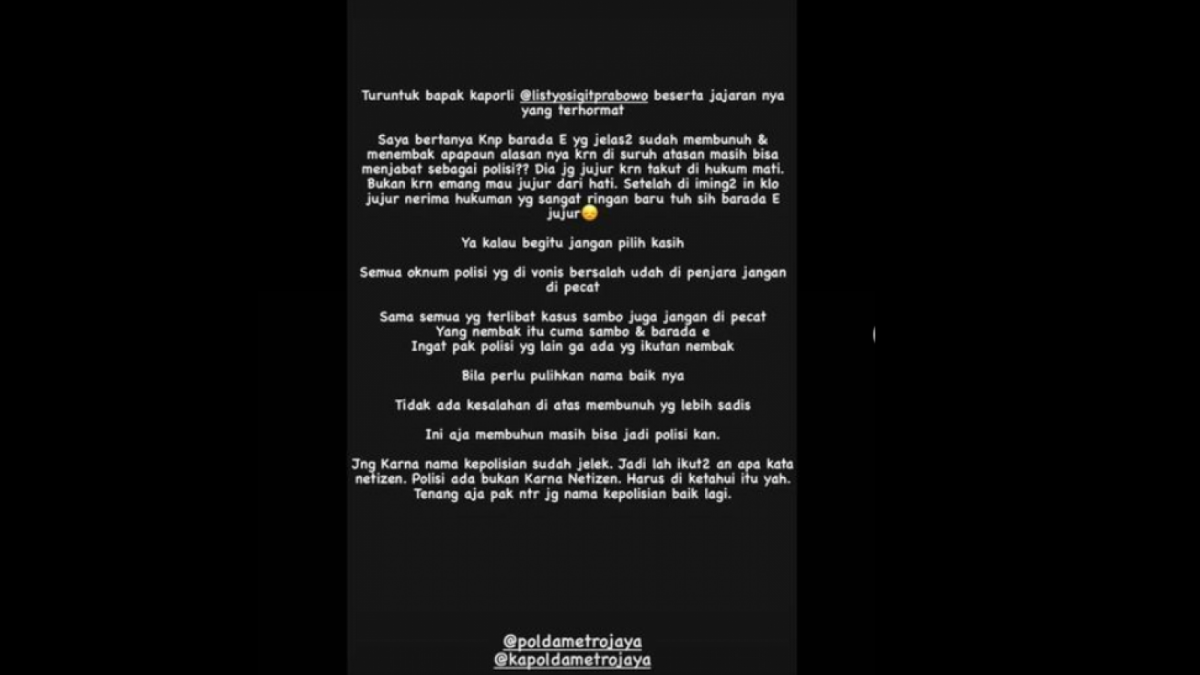 Instagram story Nikita Mirzani [instagram/nikitamirzanimawardi_172]