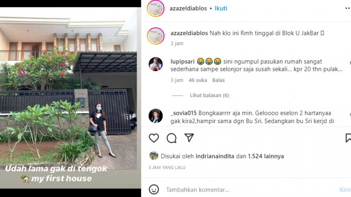 Salah satu unggahan di akun Instagram yang diduga milik ibu Mario Dandy [(tangkap layar)]