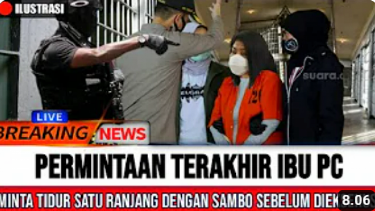 Permintaan Terakhir Putri Candrawathi, Minta Tidur Satu Ranjang Sebelum Mati, Benarkah? (Thumbnail YouTube)