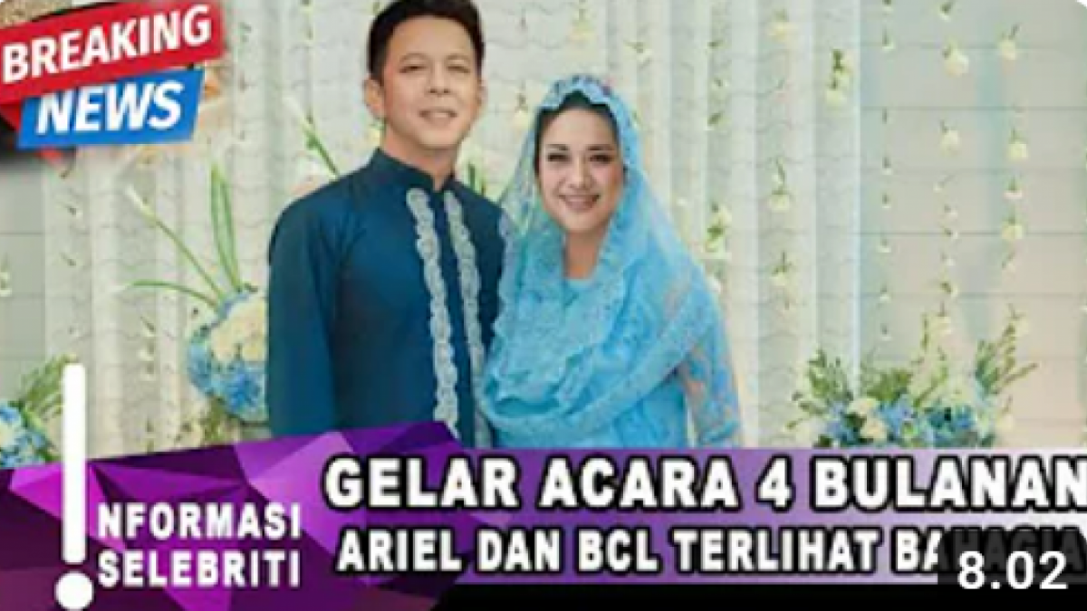 Ariel dan BCL Gelar Acara 4 Bulan Kehamilan Anak Pertama Mereka, Benarkah? (Thumbnail YouTube)