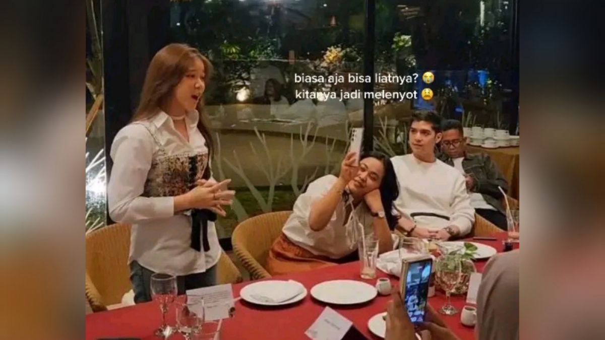 Tiara Andini dan Al Ghazali di acara yang sama [Tiktok Tiaramyuniverse]