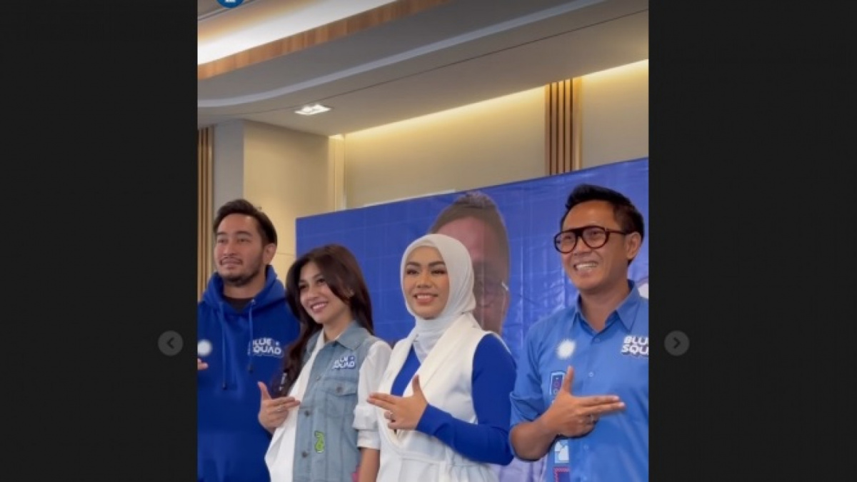 Jeje Govinda dan adik Raffi Ahmad Nisya Ahmad bergabung dengan PAN [Instagram PAN]