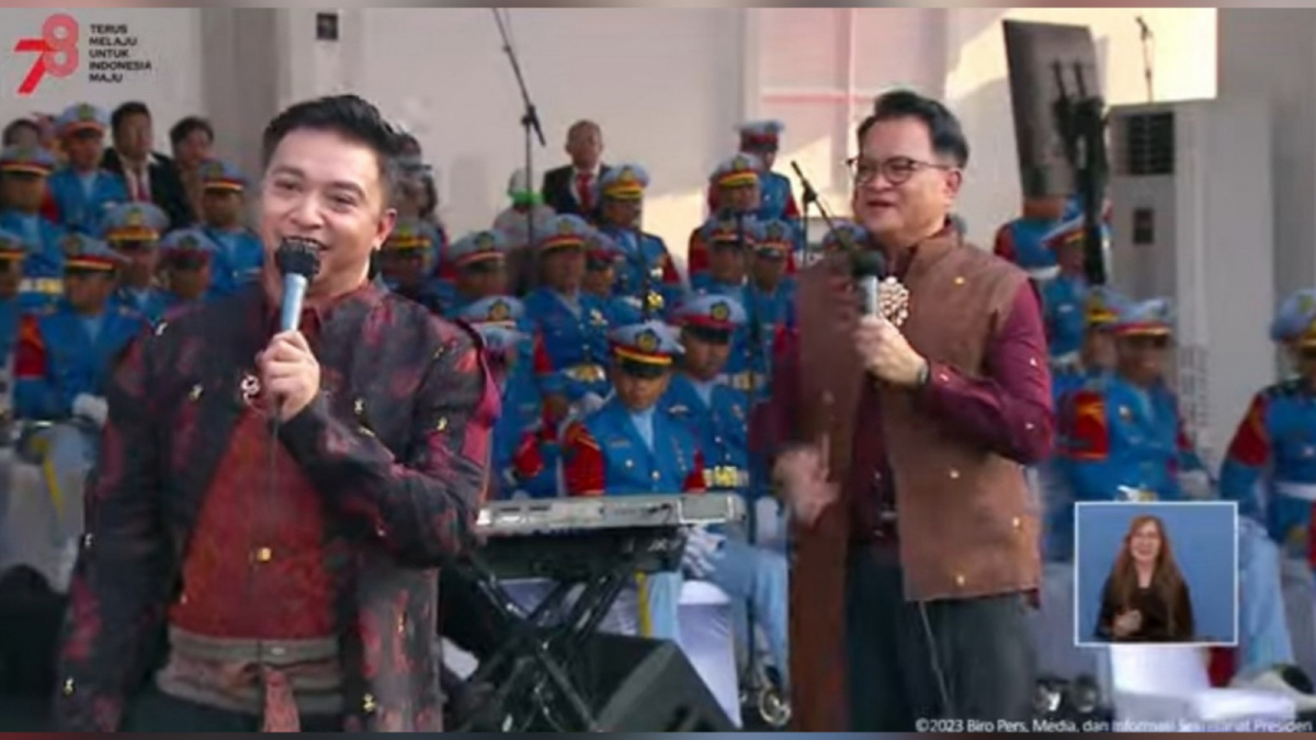 Kahitna saat tampil di Istana Merdeka [YT Sekretariat Presiden]
