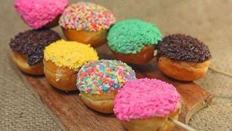 Resep Donat Sate Mini, Bohong Kalau Anak Tidak Suka