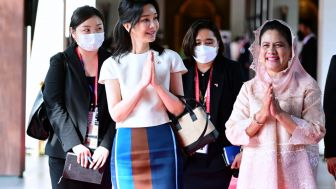 Pesona Istri Presiden Korea Selatan di KTT G20, Publik: Leher Kendur Tak Bisa Bohong