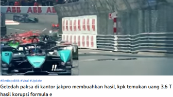 CEK FAKTA: KPK Temukan Uang Rp 3,7 Triliun Hasil Korupsi Formula E di Kantor Jakpro, Benarkah?