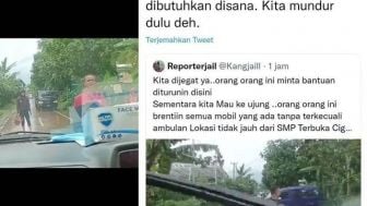 Miris, Ambulans dan Mobil Berisi Bantuan Gempa Cianjur Dicegat Warga, Warganet: Polisi Susah Dicari