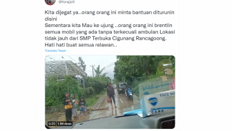 Duh, Mobil Berisi Bantuan Untuk Korban Gempa Cianjur Dihadang Hingga Harus Putar Jalan