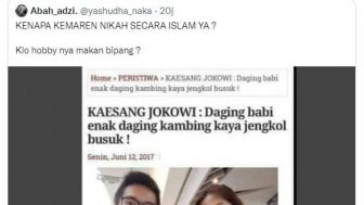 Beredar Cuitan Sebut Kaesang Pernah Makan Babi, Gibran Santuy Tanggapi Begini