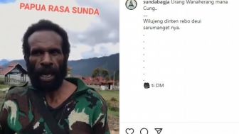 Lancar Ngobrol Pakai Bahasa Sunda, Sosok Pria Asal Papua Ini Panen Pujian