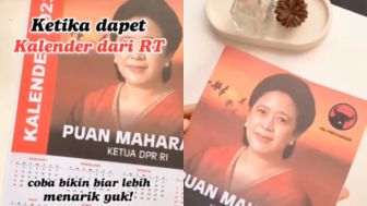 Orang Ini Iseng Modifikasi Kalender 2023 Gambar Puan Maharani, Publik Ketar-ketir Lihat Hasil Akhirnya