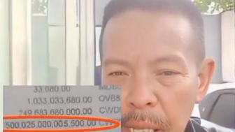 Viral Pria Asal Kalimantan Pamer Saldo Rp 500 Triliun, Ini Faktanya