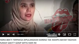 Cek Faktanya, Video Ini Sebut Indra Bekti Dikeluarkan dari RS karena Tak Mampu Bayar