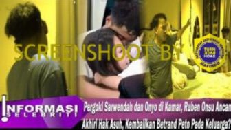 CEK FAKTA: Benarkah Ruben Onsu Pergoki Sarwendah dan Betrand Peto Pelukan di Kamar, Ancam Putus Hak Asuh?