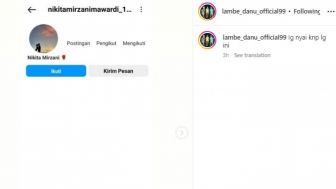 Setelah Netizen Ramai-Ramai Ajak Report, Akun Instagram Nikita Mirzani Hilang