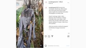 Viral Pria Bakar Baju Koko Lantaran Motifnya Dianggap Tidak Layak Pakai: Ada Lambang Mirip Salib