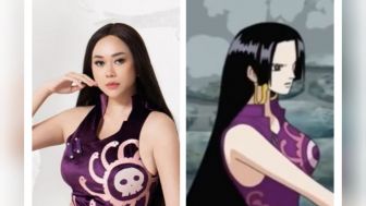 Aura Kasih Cosplay Jadi Boa Hancock di Anime One Piece, Netizen: Emang Mirip Banget Ini Woi
