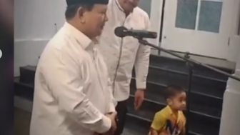 Netizen Ngakak, Kali Ini Al Nahyan Joget-joget di Depan Prabowo: Memang Lain si Bocil