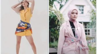 Brand Hijab Milik Syahrini Keluarkan Model Baru, Nyontek Style Luna Maya