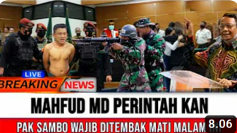 CEK FAKTA: Ferdy Sambo Wajib Ditembak Mati Malam Ini, Benarkah?