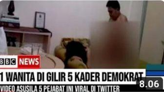 CEK FAKTA: Tonton Sebelum Dihapus! Video Mesum 5 Kader Demokrat Gilir 1 Wanita Viral di Twitter, Benarkah?