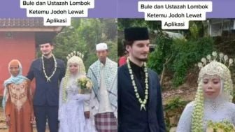 Viral Ustazah di Lombok Dinikahi Bule Setelah Bertemu di Aplikasi Kencan Online, Warganet: Spill Nama Aplikasinya, Bu!