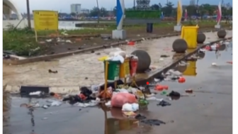 Kembali Dipenuhi Sampah, Masjid Al Jabbar Terpaksa Ditutup Sementara