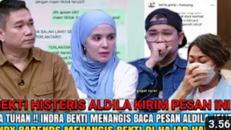 CEK FAKTA: Adila Jelita Ungkit Harta Gono-Gini, Indra Bekti Nangis Histeris