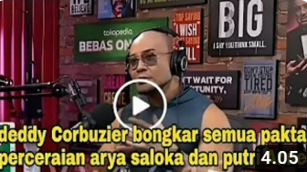CEK FAKTA: Deddy Corbuzier Bongkar Fakta Perceraian Arya Saloka dan Putri Anne, Benarkah?
