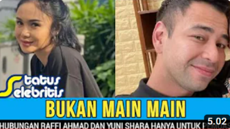 CEK FAKTA: Terbongkar! Raffi Ahmad Hanya Jadikan Yuni Shara Pemuas Nafsu, Benarkah?