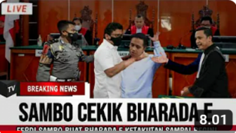 CEK FAKTA: Ferdy Sambo Cekik Bharada E, Benarkah?