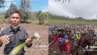 Lahan 2000 Edelweis Rusak Parah Setelah Event Motor Trail, Petani Ini Luapkan Kemarahannya