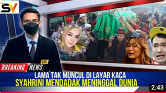 CEK FAKTA: Innalillahi, Lama Tak Muncul di Layar Kaca Syahirini Mendadak Meninggal Dunia