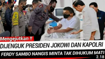 CEK FAKTA: Miris! Dijenguk Jokowi dan Kapolri, Ferdy Sambo Nangis Minta Tak Dihukum Mati