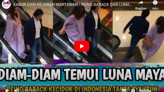 CEK FAKTA: Kabur dari Kejaran Wartawan, Reino Barack dan Luna Maya Kepergok Jalan Bersama