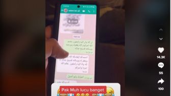Pak Muh Chat Pakai Bahasa Arab, Dikira Lagi Ngaji Sama Warganet