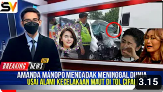 CEK FAKTA: Innalillahi, Amanda Manopo Meninggal Dunia Usai Kecelakaan Maut di Tol Cipali