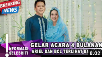 CEK FAKTA: Ariel dan BCL Gelar Acara 4 Bulan Kehamilan Anak Pertama Mereka