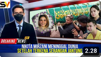 CEK FAKTA: Innalillahi, Nikita Mirzani Meninggal Dunia Setelah Terkena Serangan Jantung