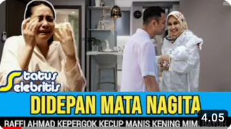 CEK FAKTA: Raffi Ahmad Kecup Manis Kening Mimi Bayuh