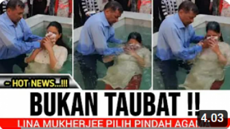 CEK FAKTA: Bukan Taubat, Lina Mukherjee Pilih Murtad?