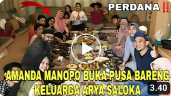 CEK FAKTA: Amanda Manopo Buka Puasa Bersama Keluarga Arya Saloka