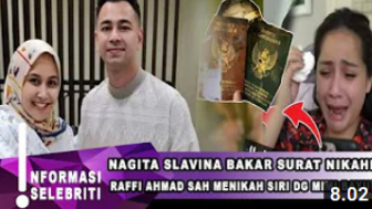 CEK FAKTA: Nagita Slavina Bakar Surat Nikah, Terbukti Raffi Ahmad Nikah Siri dengan Mimi Bayuh?