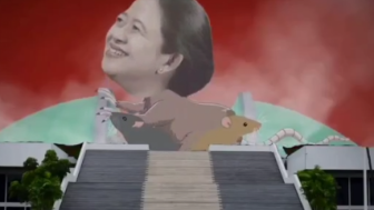 Viral BEM UI Unggah Animasi Puan Maharani Berbadan Tikus Setelah Sahkan UU Cipta Kerja