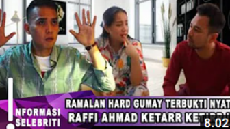 CEK FAKTA: Raffi Ahmad Was-Was dan Cemas, Gegara Ramalan Hard Gumay Terbukti Nyata