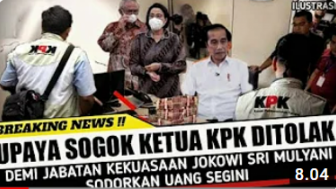 CEK FAKTA: Upaya Jokowi dan Sri Mulyani Sogok KPK Ditolak!!