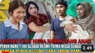 CEK FAKTA: Alshad Pilih Nissa karena Anak, Tiara Andini Pamit Pergi